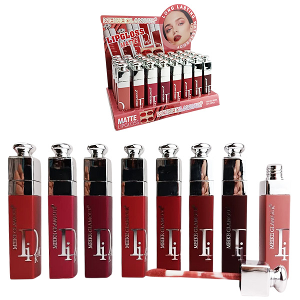 Lip Gloss Mate con tonos lastnng surtidos - Meike Glamour