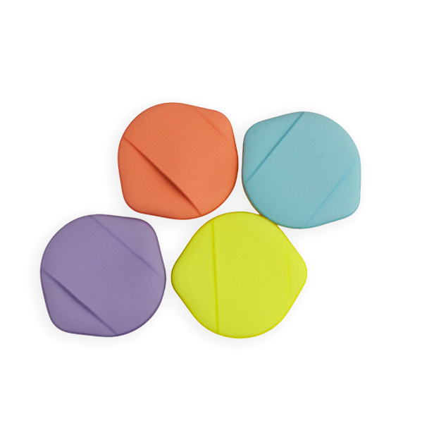 Set de 4 borlas para maquillaje