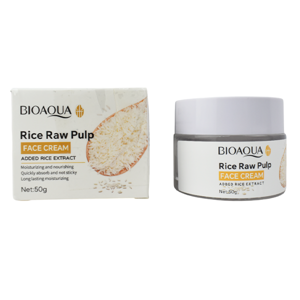 Crema Facial De Arroz Bioaqua De 50G