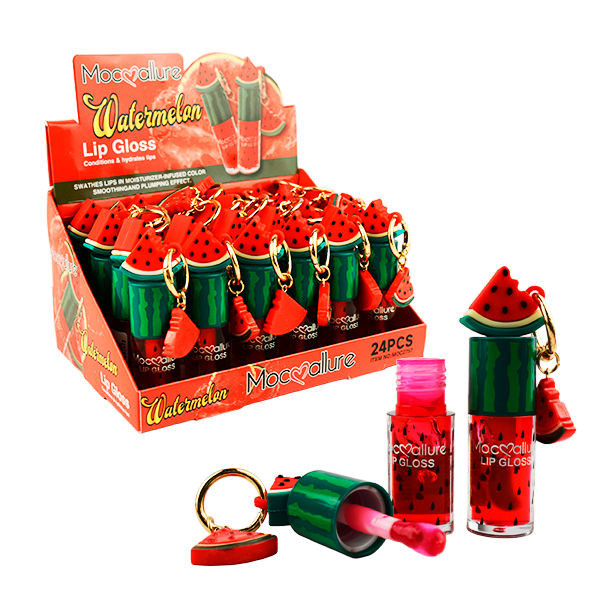 Brillo labial con diseño de sandías - Mocallure