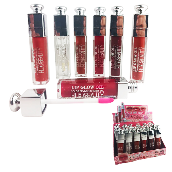 Brillo de labios Cherry Oil colores Reviver Rose de Huxia Beauty