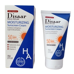 [6932511229257] Bloqueador Solar 50 SPF PA+++ Disaar 80g.