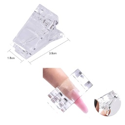 [B4230] Clip transparente para uñas