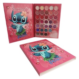 [6926681858119] Paleta de sombra para ojos en presentación de Stitch Yuchan de 33 tonos Fashion Model