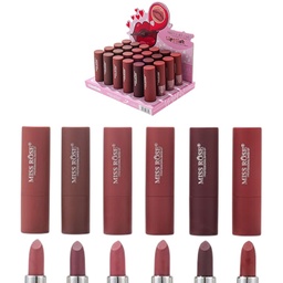 [6941898937006] Labial Lipstick The Heartbeat Wave tonos nude - Miss Rosse