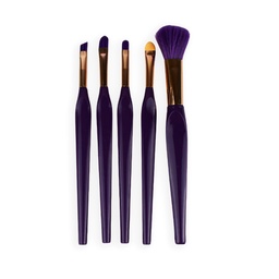 [PB012] Set de 5 brochas con aplicadores de maquillaje
